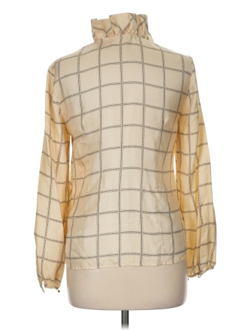 Elizabeth McKay Long Sleeve Silk Top (view 2)