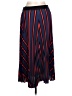 H&M 100% Polyester Stripes Blue Casual Skirt Size L - photo 2