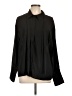 Scoop 100% Polyester Black Long Sleeve Blouse Size L - photo 1