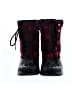 Sugar Plaid Burgundy Black Ankle Boots Size 7 - photo 2
