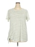 Bobeau Stripes Green Short Sleeve T-Shirt Size 2X - photo 1
