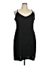 Never Fully Dressed Solid Black Casual Dress Size 16 - photo 1