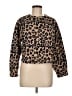 Zara Basic Animal Print Brown Pullover Sweater Size M - photo 1