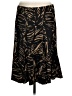 Chaps Animal Print Brown Black Casual Skirt Size M - photo 2