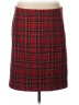 Talbots Plaid Red Wool Skirt Size 12 - photo 1