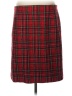Talbots Plaid Red Wool Skirt Size 12 - photo 2