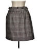Express Plaid Gray Casual Skirt Size L - photo 2