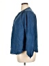 Old Navy 100% Lyocell Blue 3/4 Sleeve Button-Down Shirt Size XL - photo 5