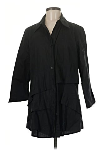 Evelyn & Arthur 3/4 Sleeve Button-Down Shirt (view 1)