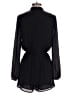 LUCCA 100% Polyester Solid Black Romper Size S - photo 2