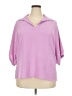 Adrienne 100% Polyester Pink 3/4 Sleeve Blouse Size 2X - photo 1