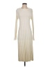 Shein 100% Polyester Ivory Casual Dress Size 4 - photo 1