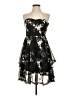 Lulus 100% Polyester Floral Black Cocktail Dress Size S - photo 1
