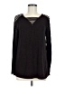 Cato Black Long Sleeve Top Size M - photo 1