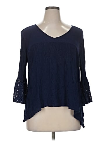 Cato 3/4 Sleeve Blouse (view 1)