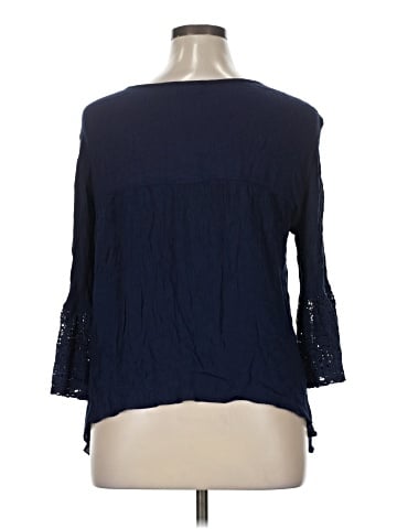 Cato 3/4 Sleeve Blouse (view 2)