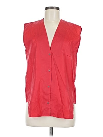 Helmut Lang Sleeveless Button-Down Shirt (view 1)