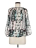 Figueroa & Flower 100% Polyester Teal 3/4 Sleeve Blouse Size M - photo 1
