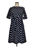 Phase Seven Polka Dots Blue Casual Dress Size 14 - photo 1