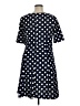 Phase Seven Polka Dots Blue Casual Dress Size 14 - photo 2