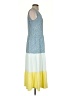 Lands' End Color Block Blue Casual Dress Size S - photo 4