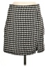 Old Navy 100% Polyester Houndstooth Black Casual Skirt Size M - photo 1