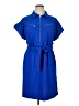 DKNY Blue Raincoat Size 14 - photo 1