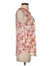 A Common Thread 100% Rayon Orange Sleeveless T-Shirt Size S - photo 4