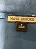 Maya Brooke 100% Polyester Blue Kimono Size 8 - photo 7