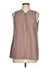 Unbranded Brown Sleeveless Blouse Size L - photo 1
