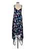 Decree 100% Polyester Paisley Blue Casual Dress Size XS - photo 2