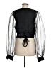 Lovers + Friends 100% Polyester Black Long Sleeve Blouse Size M - photo 2