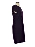 Elle Solid Purple Casual Dress Size S - photo 4