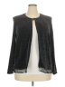 Xscape Solid Gray Cardigan Size 2X - photo 1