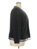 Xscape Solid Gray Cardigan Size 2X - photo 4