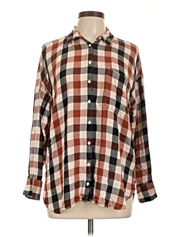 Ann Taylor LOFT Outlet Long Sleeve Button-Down Shirt (view 1)