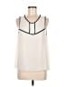 Chloe K 100% Polyester Ivory Sleeveless Blouse Size M - photo 1