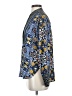 Ann Taylor LOFT 100% Polyester Paisley Blue Long Sleeve Blouse Size XS - photo 5