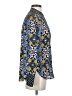 Ann Taylor LOFT 100% Polyester Paisley Blue Long Sleeve Blouse Size XS - photo 4