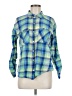 Sanctuary Plaid Green Long Sleeve Button-Down Shirt Size M - photo 1