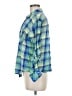 Sanctuary Plaid Green Long Sleeve Button-Down Shirt Size M - photo 5