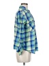 Sanctuary Plaid Green Long Sleeve Button-Down Shirt Size M - photo 4