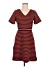 Draper James Stripes Orange Casual Dress Size M - photo 1