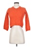 Unbranded 100% Acrylic Orange Pullover Sweater Size S - photo 1