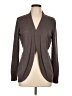 Pointelle Gray Brown Cardigan Size L - photo 1