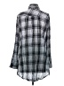 Michael Farrell 100% Other Plaid Gray Purple Long Sleeve Button-Down Shirt Size S - photo 2