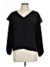 Nine West Black 3/4 Sleeve Blouse Size L (petite) - photo 1