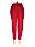 Rae Dunn Solid Red Track Pants Size L - photo 1