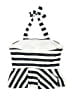 Unbranded Stripes Black Swimsuit Top Size M (estimated) - photo 2