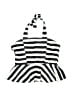 Unbranded Stripes Black Swimsuit Top Size M (estimated) - photo 1
